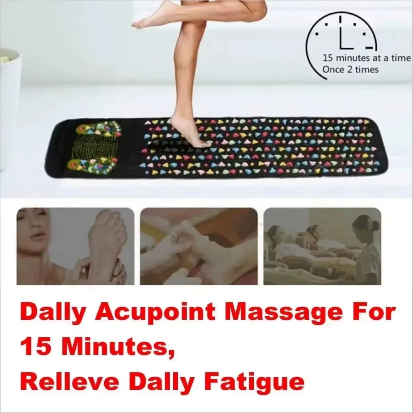 Acupressure Pad Foot Reflexology Massage Pad Health Care Walking Foot Pressure Pad Reflexology Massage Pad Foot Massager